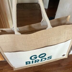 Philadelphia eagles tote bag beach bag new Go Birds